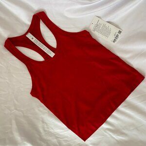 Lululemon Swiftly Tech Racerback Tank Top 2.0 Waist Length 'Oxford Red' Size 4